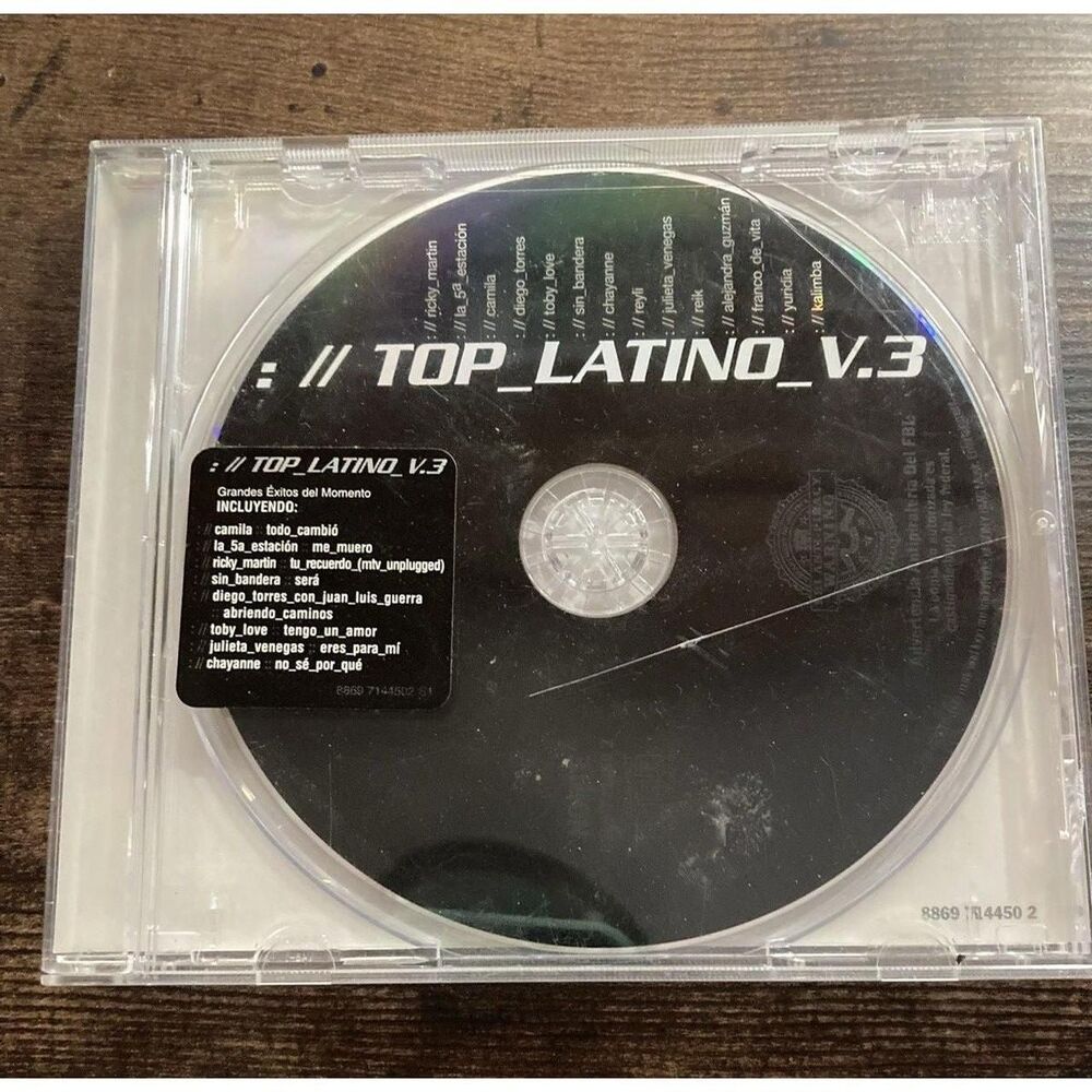 Top Latino Vol. 3 CD & DVD is a Latin Pop compilation featuring various artists
